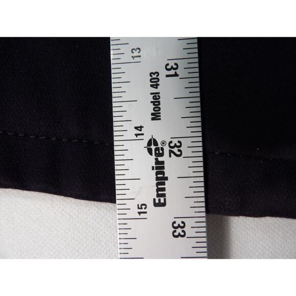 Club Monaco Large Trench Coat Jacket Duster Black Short Sleeve Collarless Posh - Picture 9 of 16